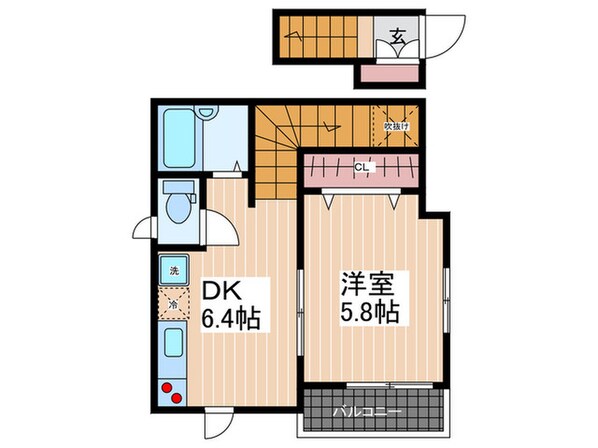 Ｋ‘ｓ船越の物件間取画像